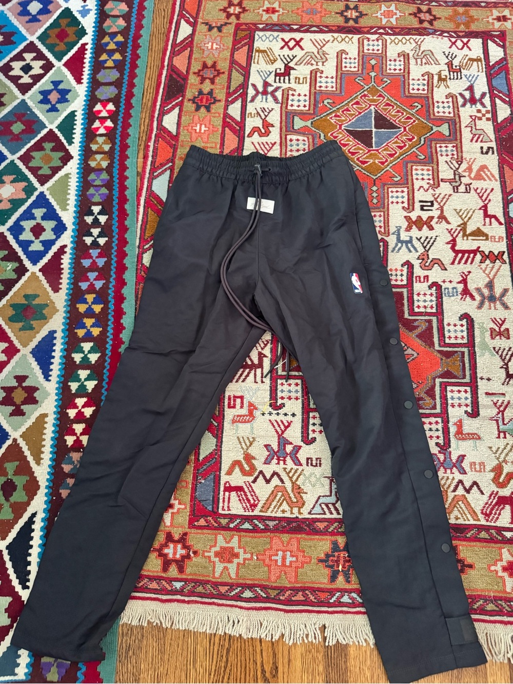 Nike fear of god Black NBA Snap-Panel Men's Joggers